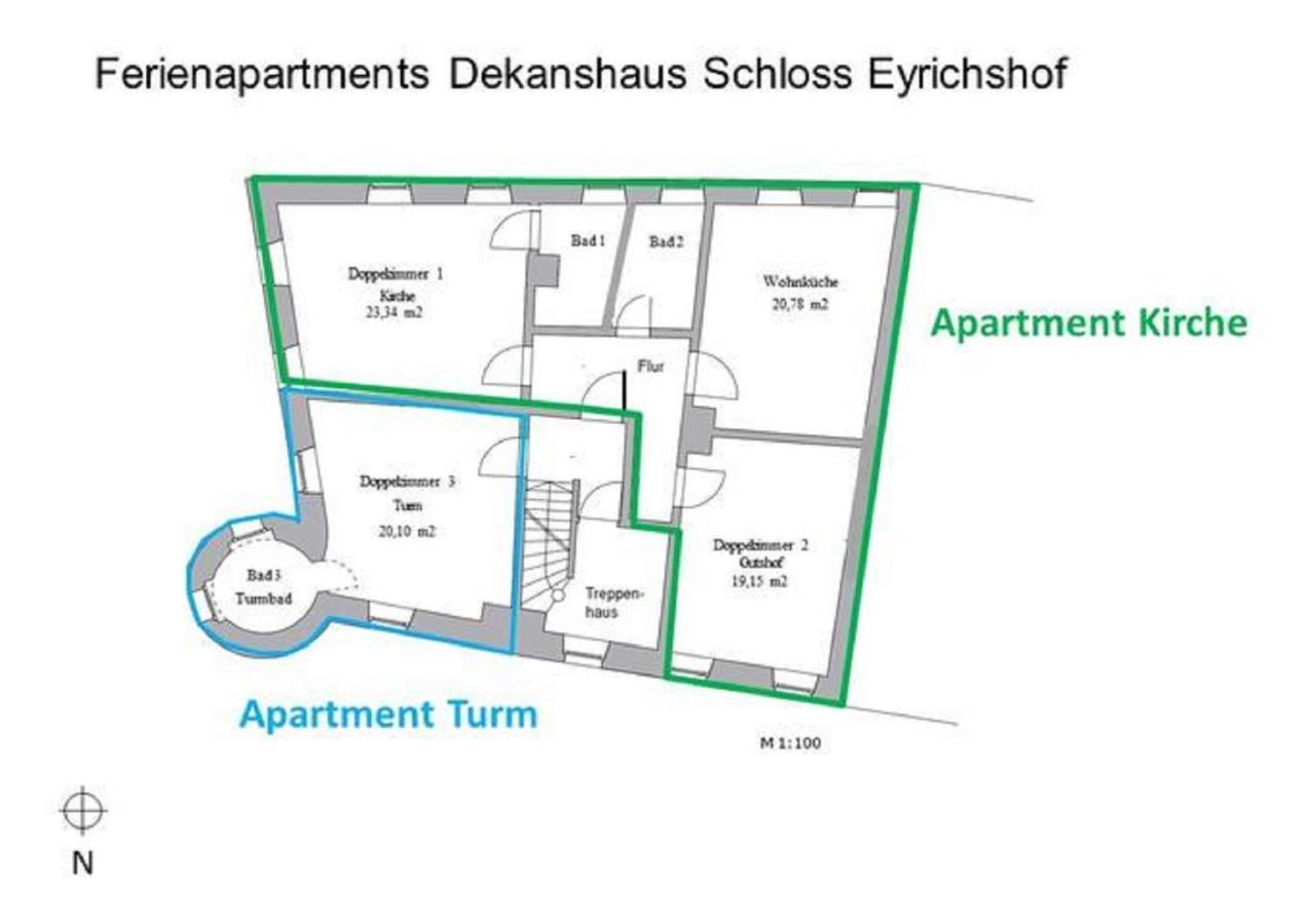 Gutsverwaltung Schloss Eyrichshof Ebern Esterno foto